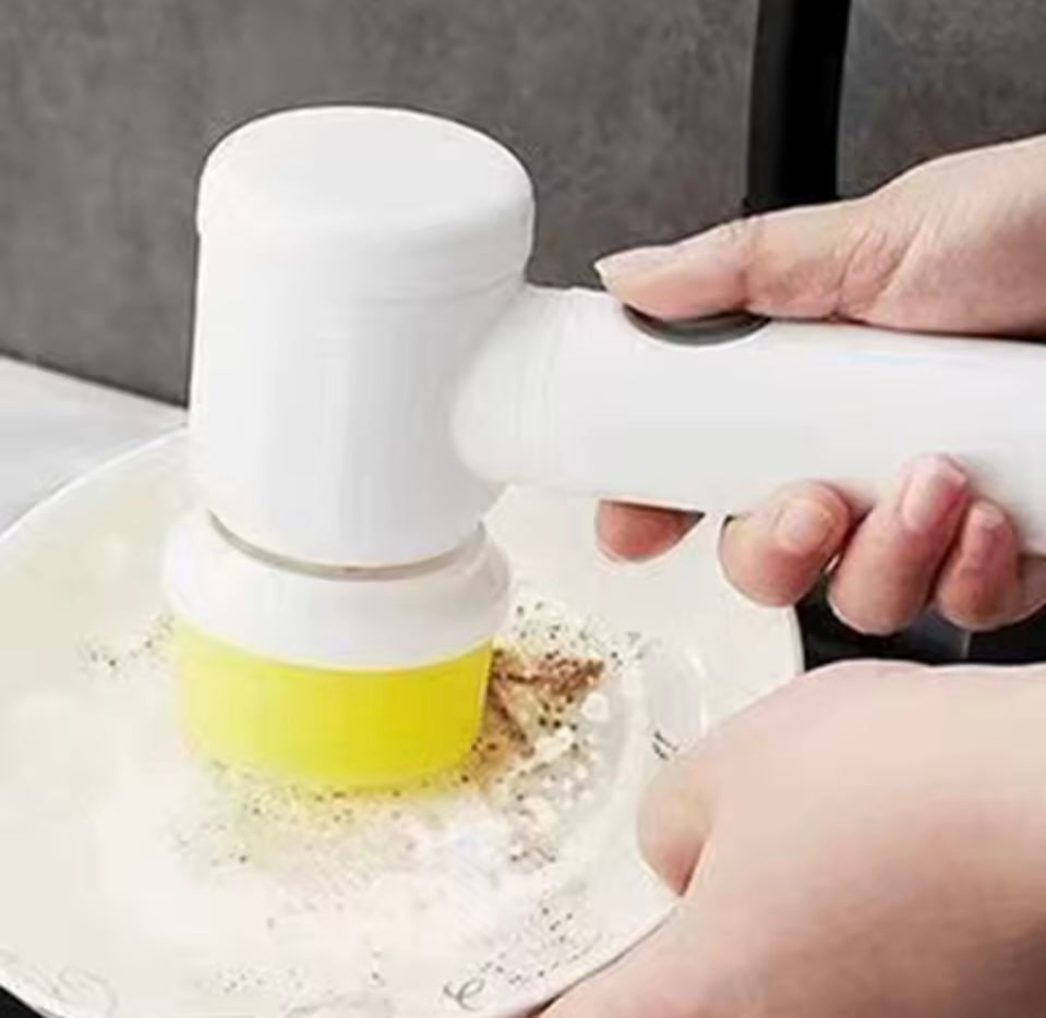 Cepillo Eléctrico para Fregar – Limpieza Potente y impecable sin esfuerzo.