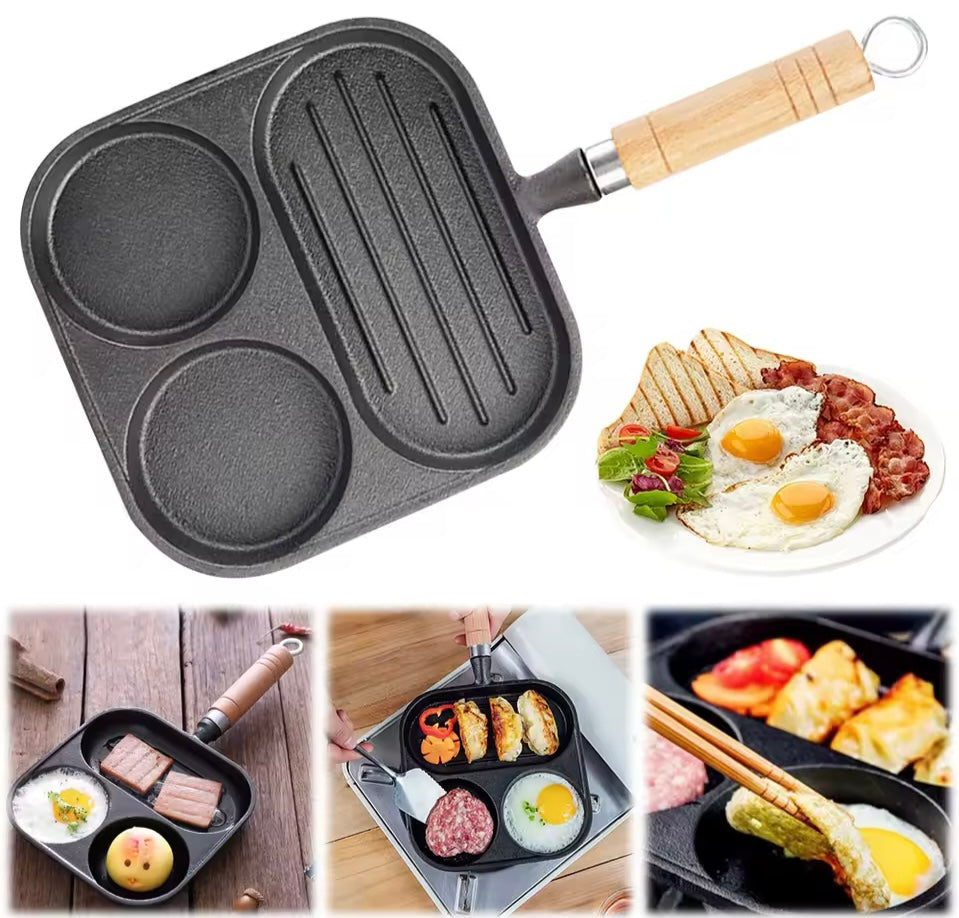 Sartén 3 en 1 Multifuncional – Cocina Fácil y Rápida