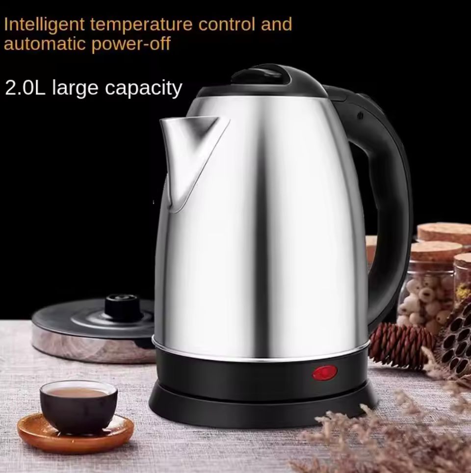Cafetera Eléctrica RaVi™ 2L Inoxidable — Calentado Rápido y Diseño Premium ✅